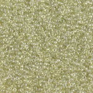 15-1527, Miyuki 8.2g Sparkle Peridot Lined Crystal