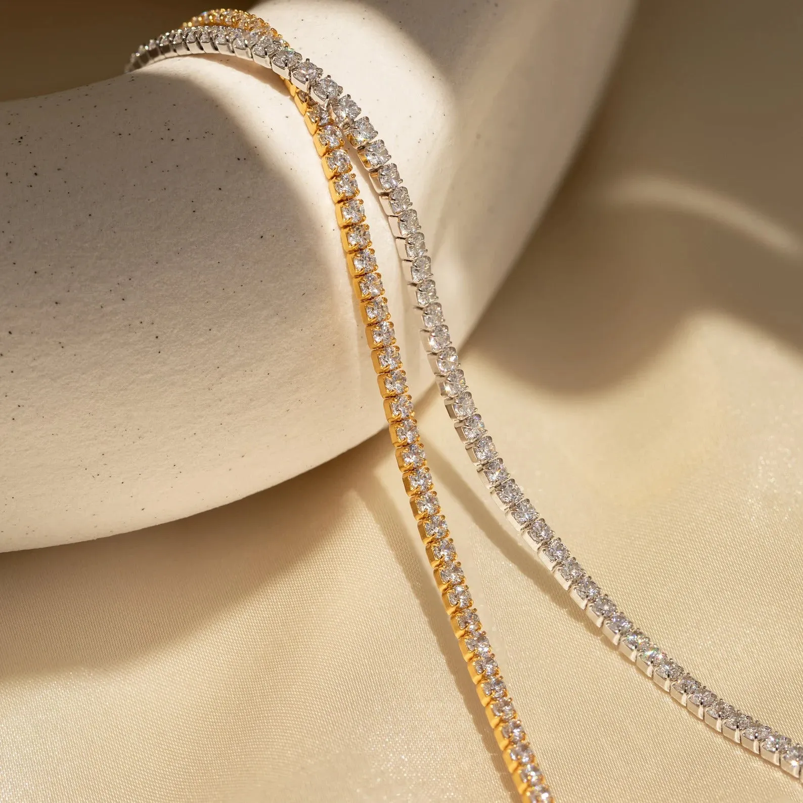 2mm Clear CZ Tennis Bracelet