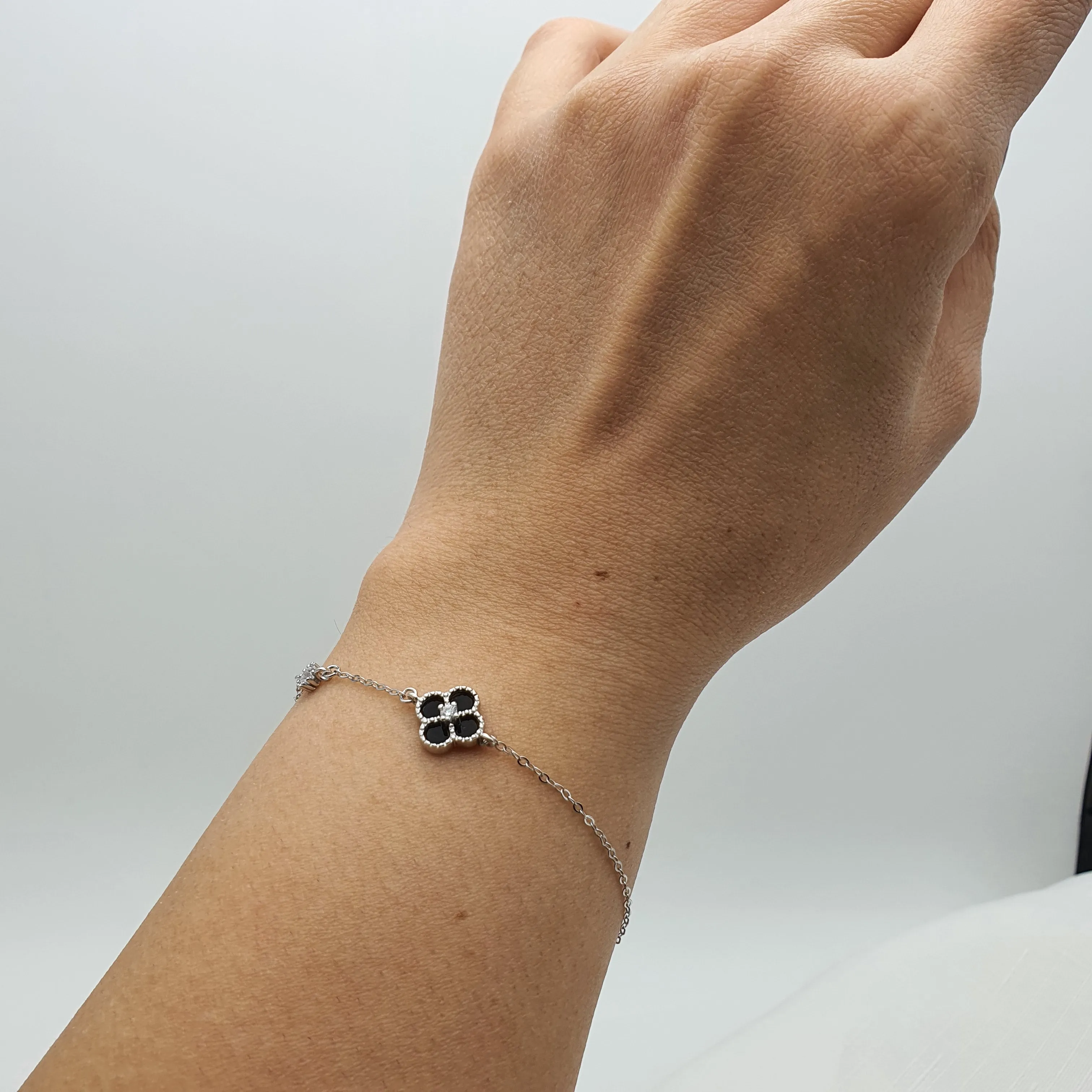 4 Leaf Clover Bracelet, Sterling silver Jewellery