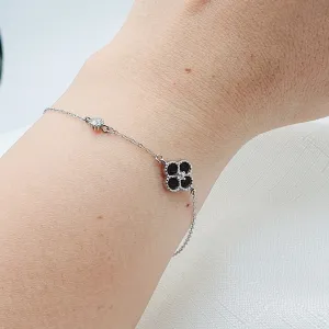 4 Leaf Clover Bracelet, Sterling silver Jewellery