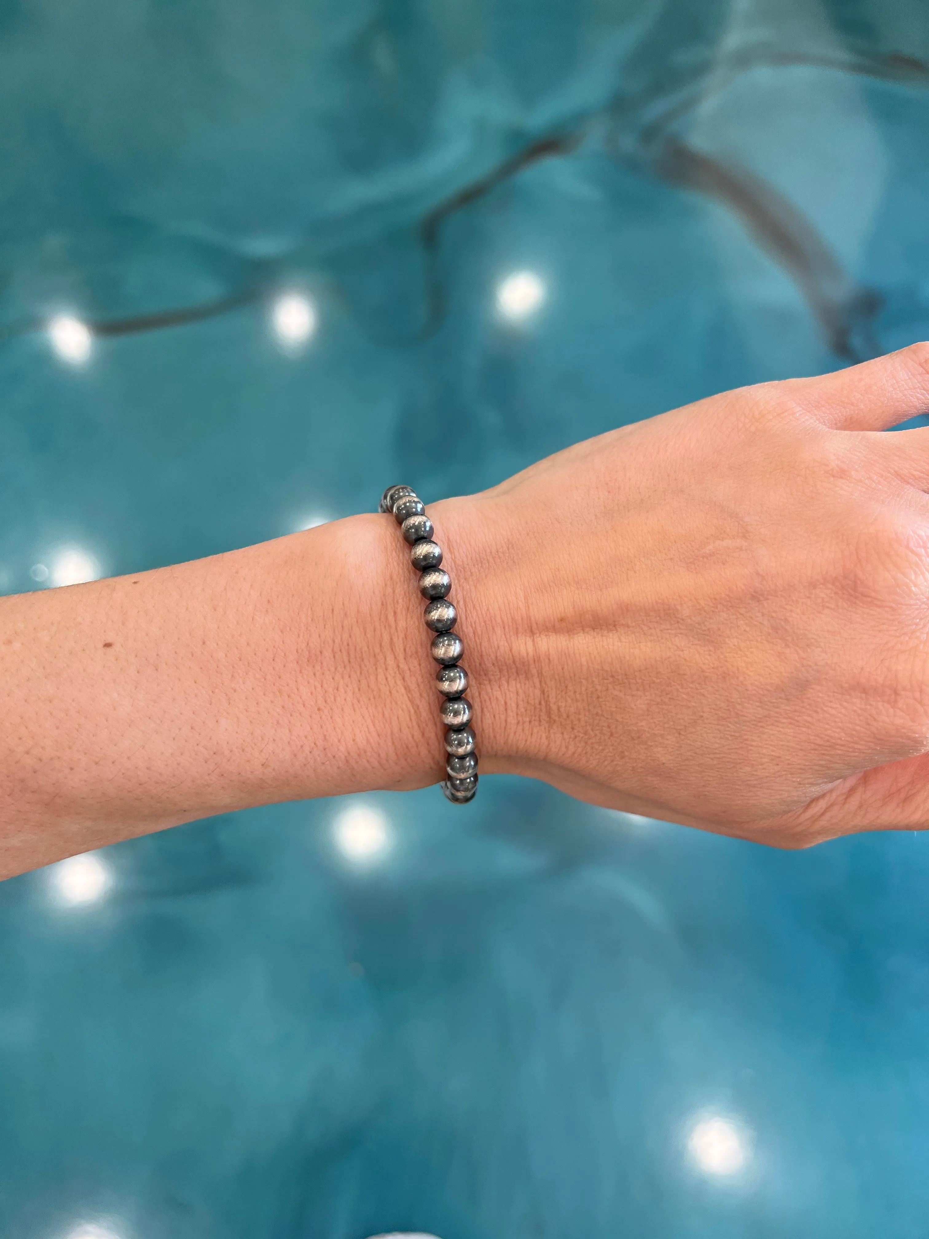 6mm Navajo Pearl Bracelet w/Extension