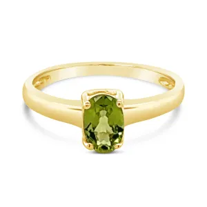 9ct Yellow Gold Peridot Ring
