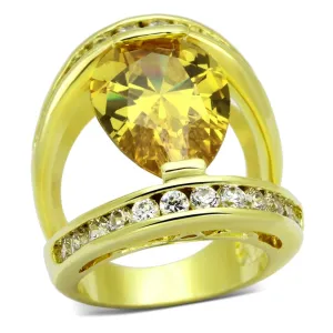 AAA GRD CZ Topaz LOA849 for Women Style Brass