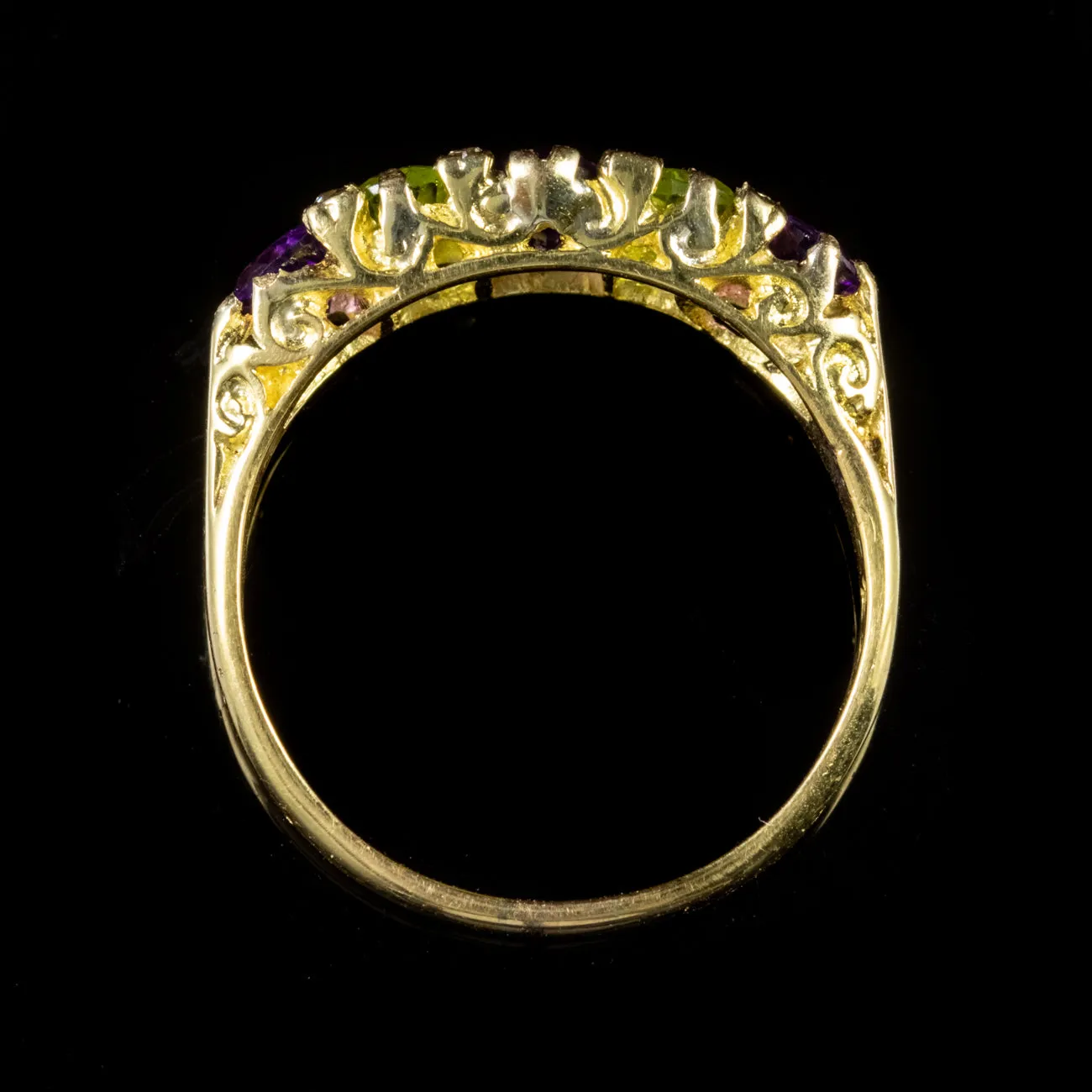 Antique Edwardian Suffragette Ring 18Ct Gold Circa 1910