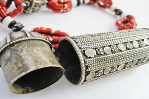 Antique Yemeni Bedouin Fertility Amulet Necklace