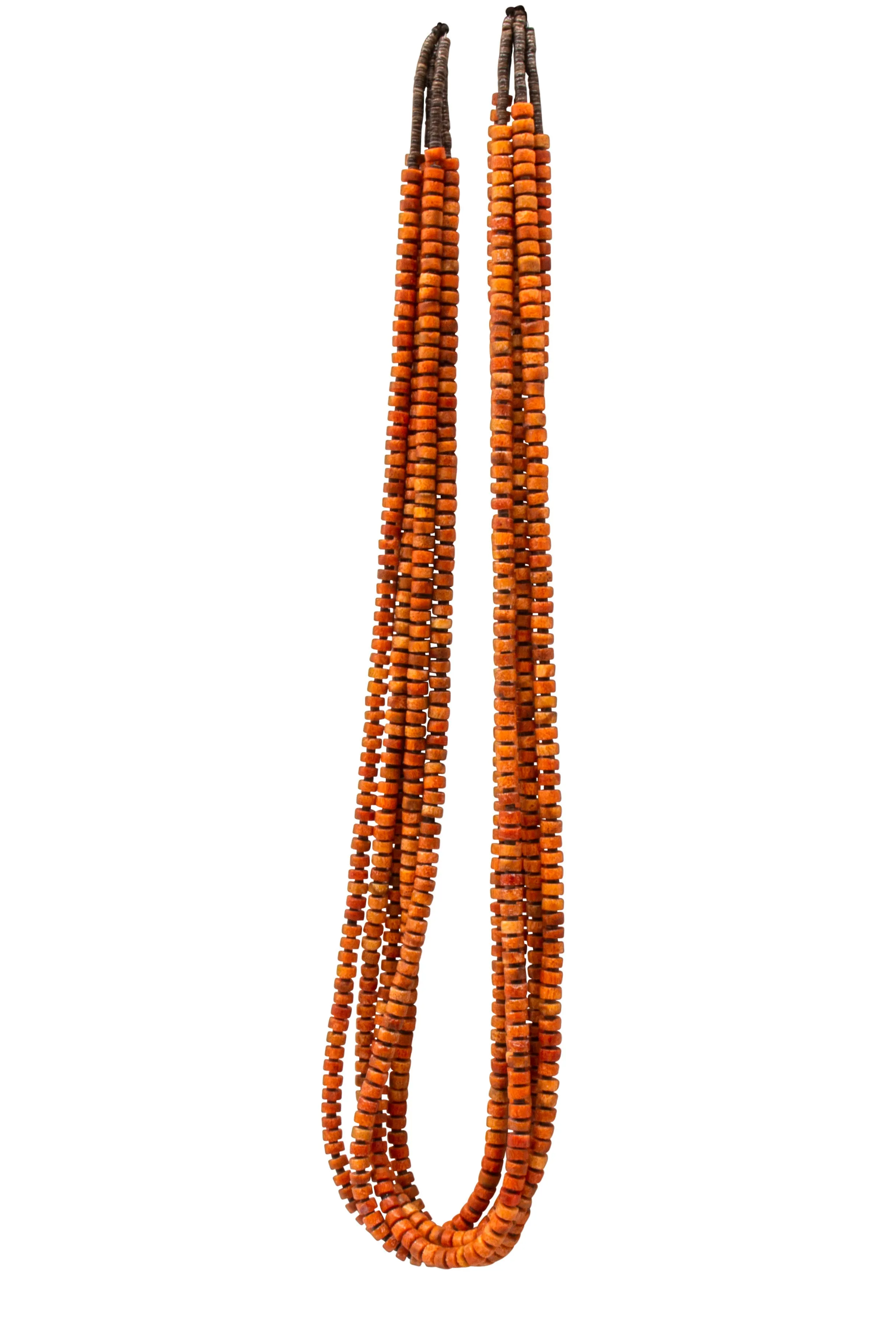 Apple Coral Beaded Necklace | Artisan Handmade