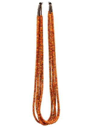 Apple Coral Beaded Necklace | Artisan Handmade