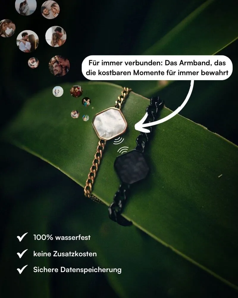 Armband - Onyx - Silber - Für Sie