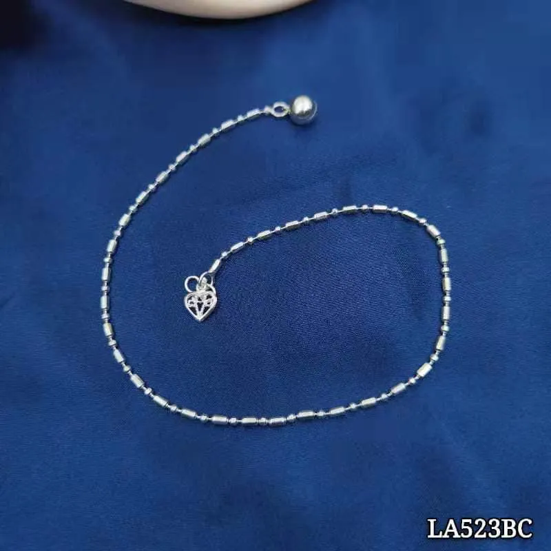 Ball & Bar Chain Anklet LA523BC