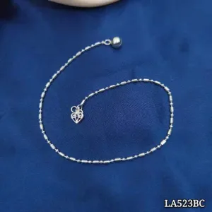 Ball & Bar Chain Anklet LA523BC