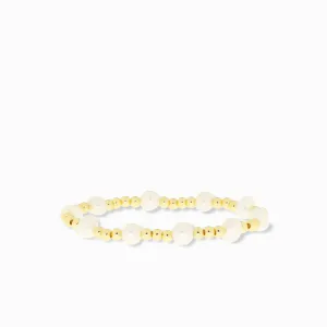 beaded ball bracelet with pearls