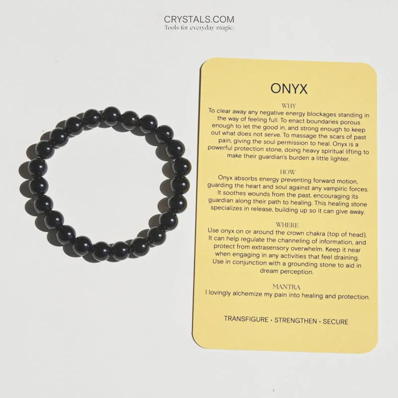 Black Onyx Bracelet - PROTECT