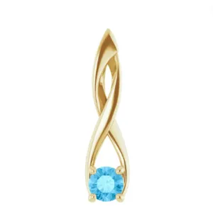Blue Topaz Necklace
