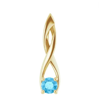 Blue Topaz Necklace