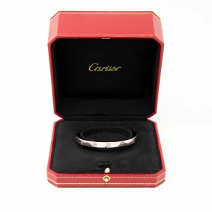 Cartier White Gold Love Cuff 18