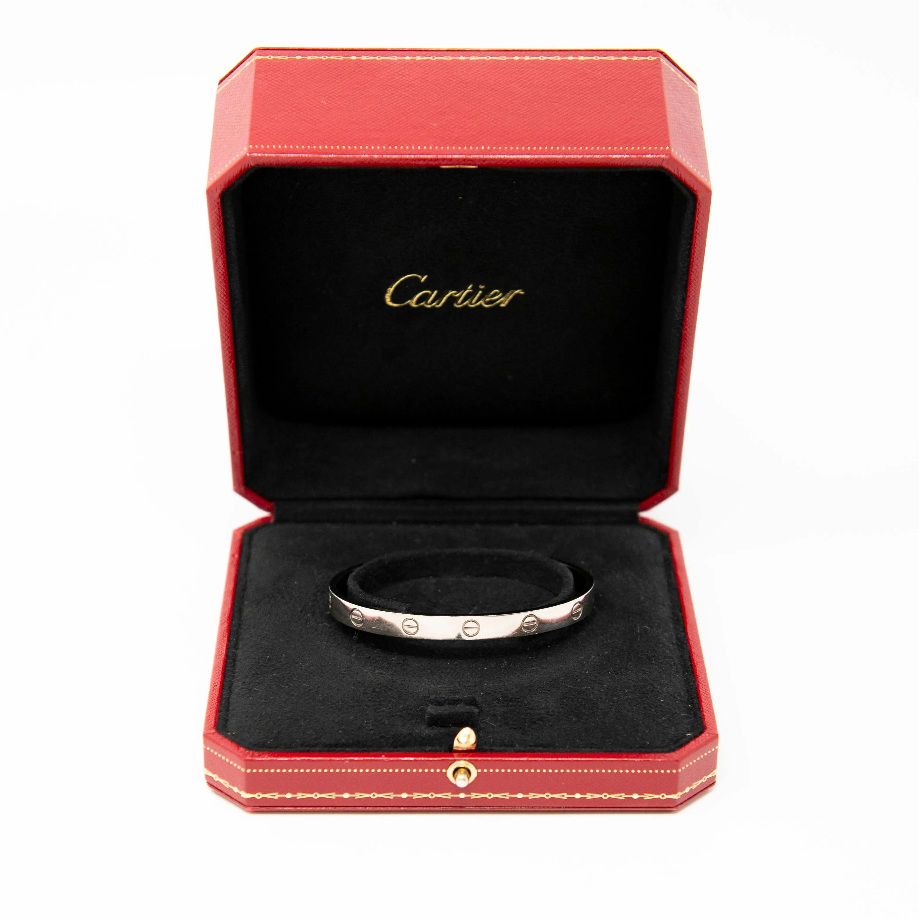 Cartier White Gold Love Cuff 18