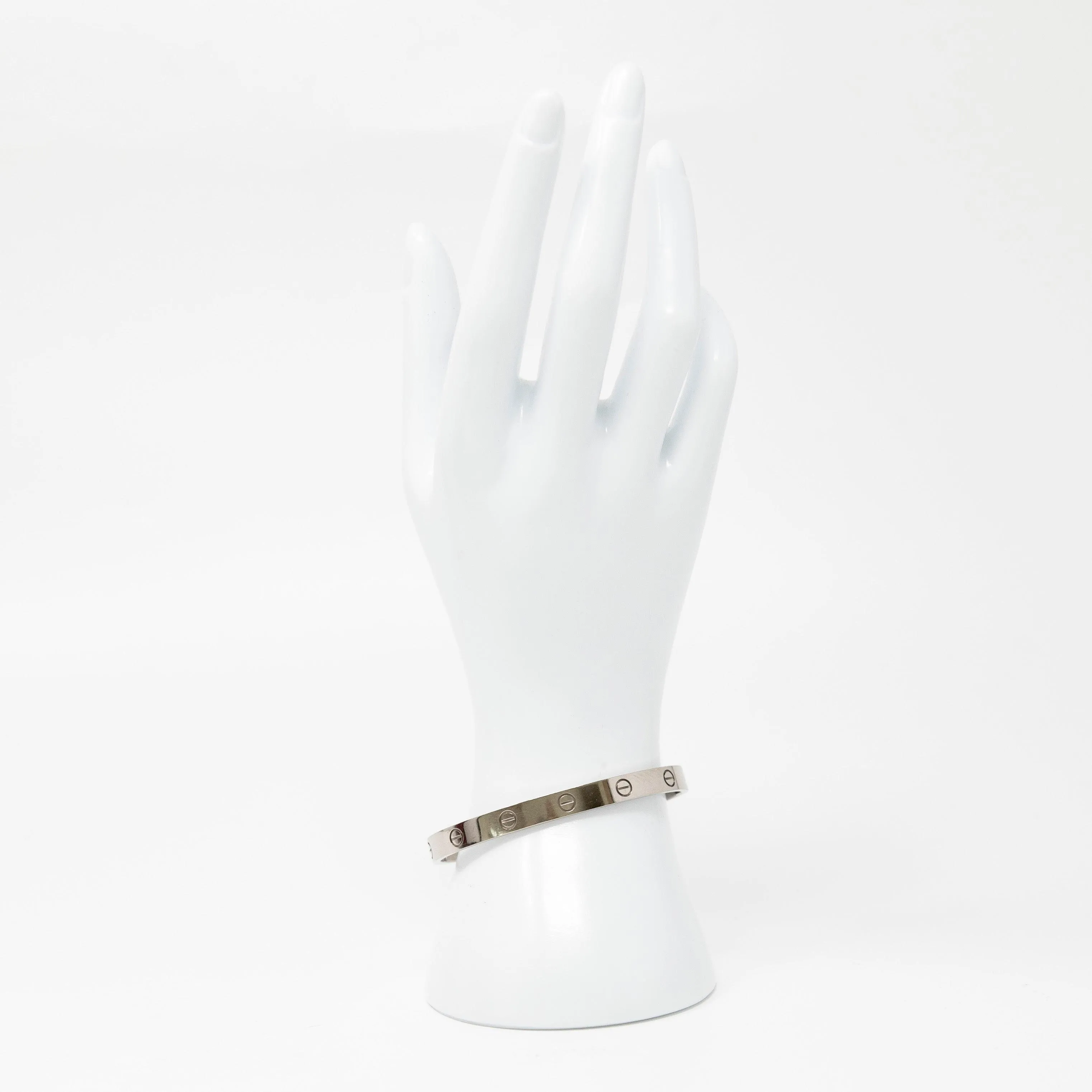 Cartier White Gold Love Cuff 18