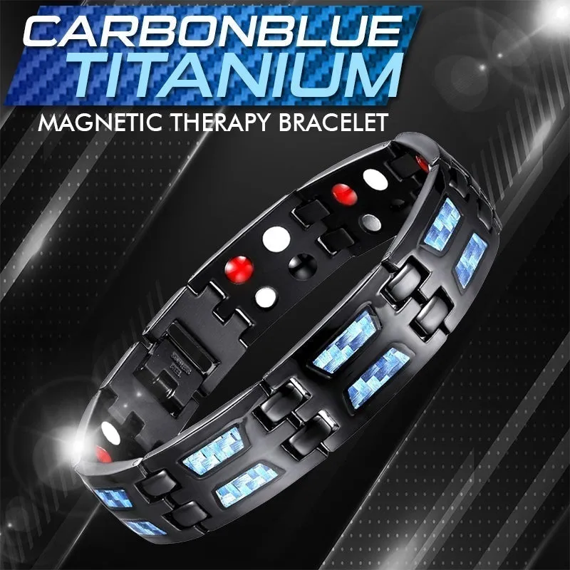 Color CarbonBlue Titanium Bracelet