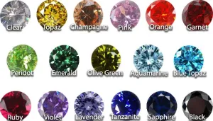 Cubic Zirconia CZ 6mm Round