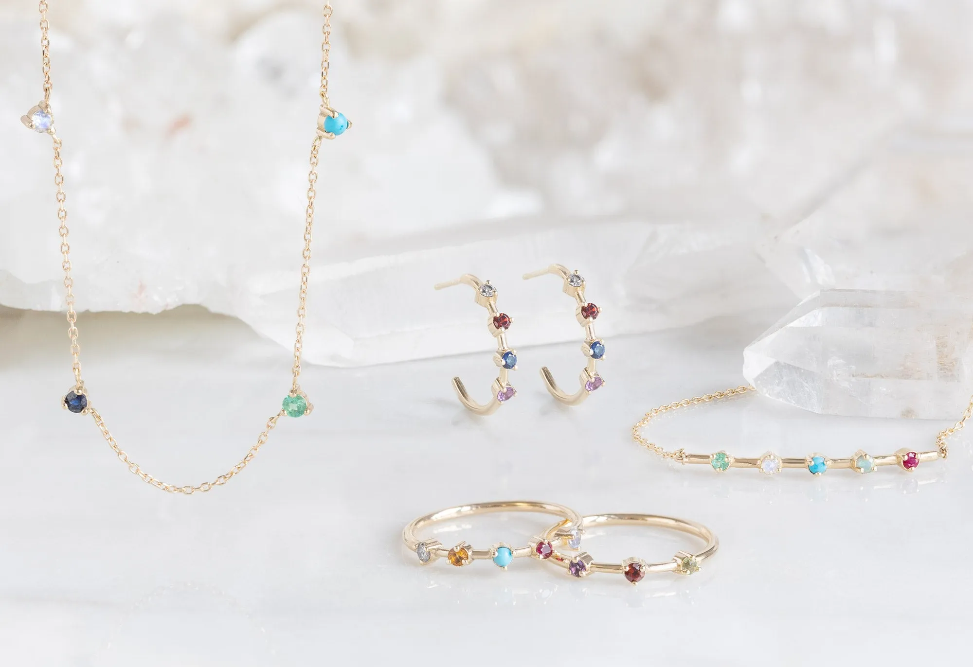 Custom Multi-Birthstone Ring