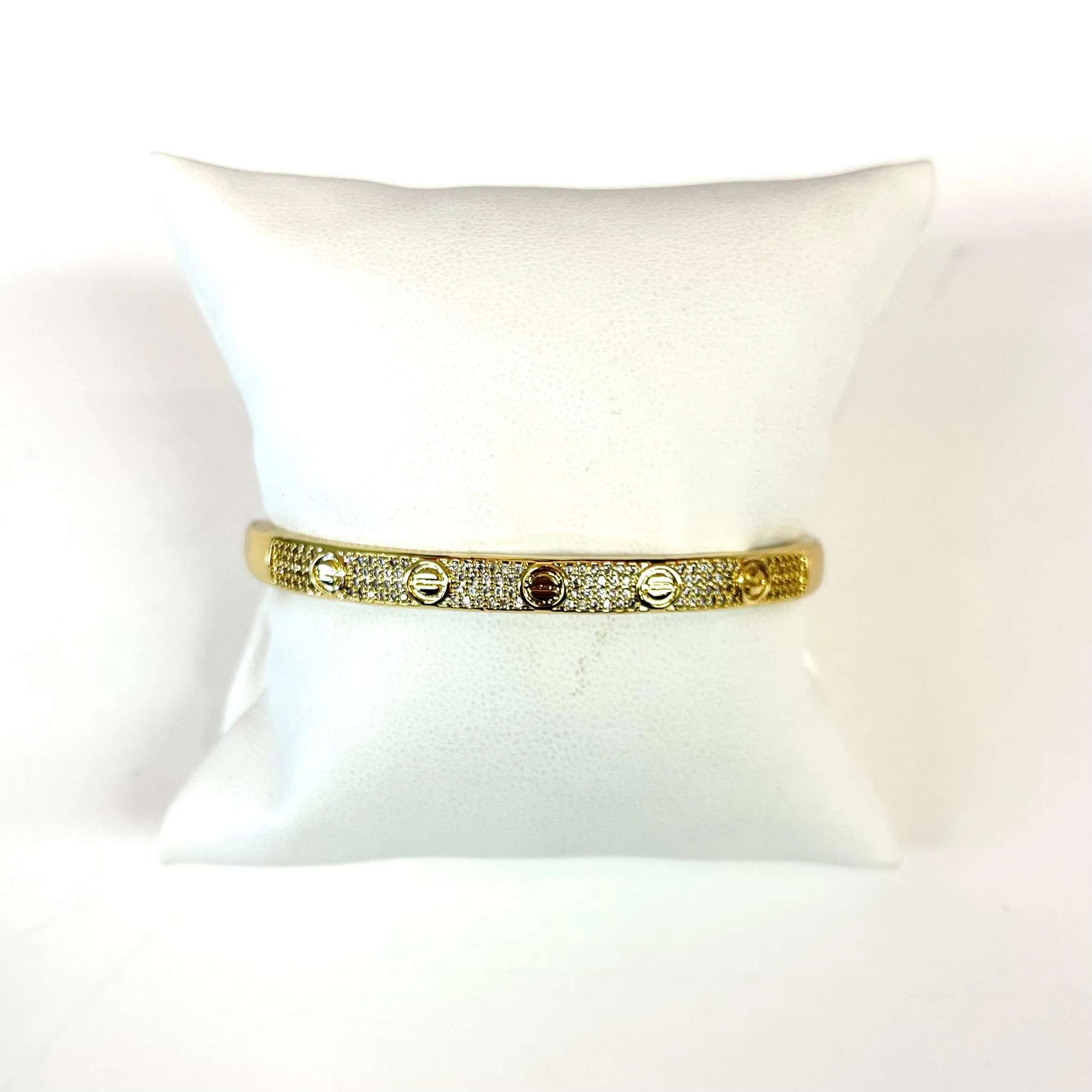 CZ Gold Cuffs