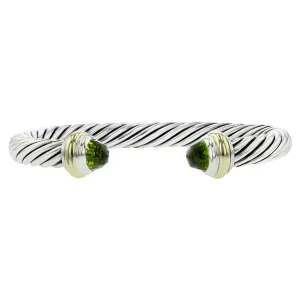 David Yurman Cable Classic Bracelet with Peridot