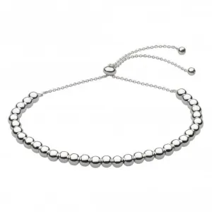 Dew Sterling Silver Set Ball Toggle Bracelet 7434HP022