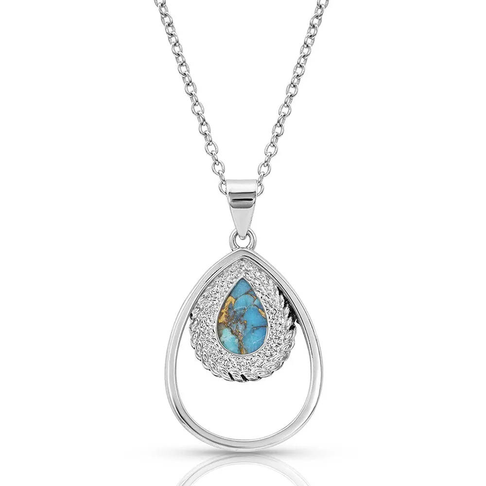 Double Rope Turquoise Necklace