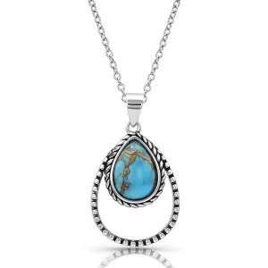 Double Rope Turquoise Necklace