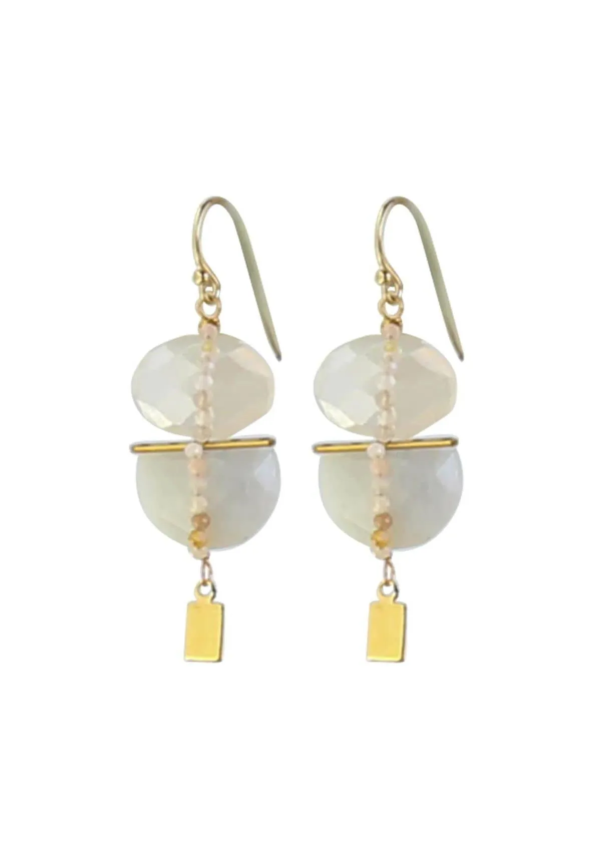 Duet Earrings - Moonstone