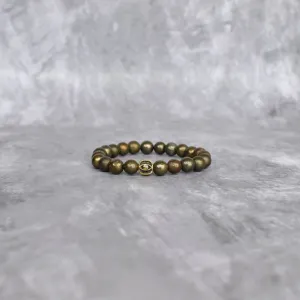 Eye Shield - Pyrite Bracelet