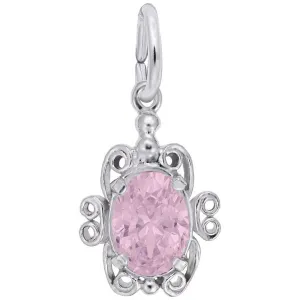 Filigree October Stone Charm