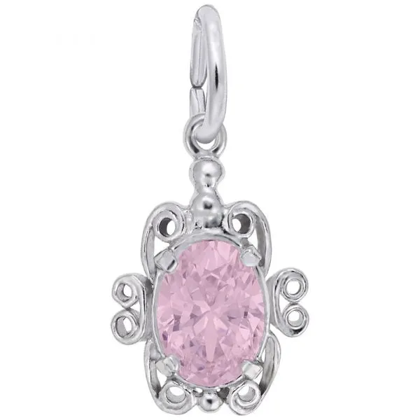 Filigree October Stone Charm