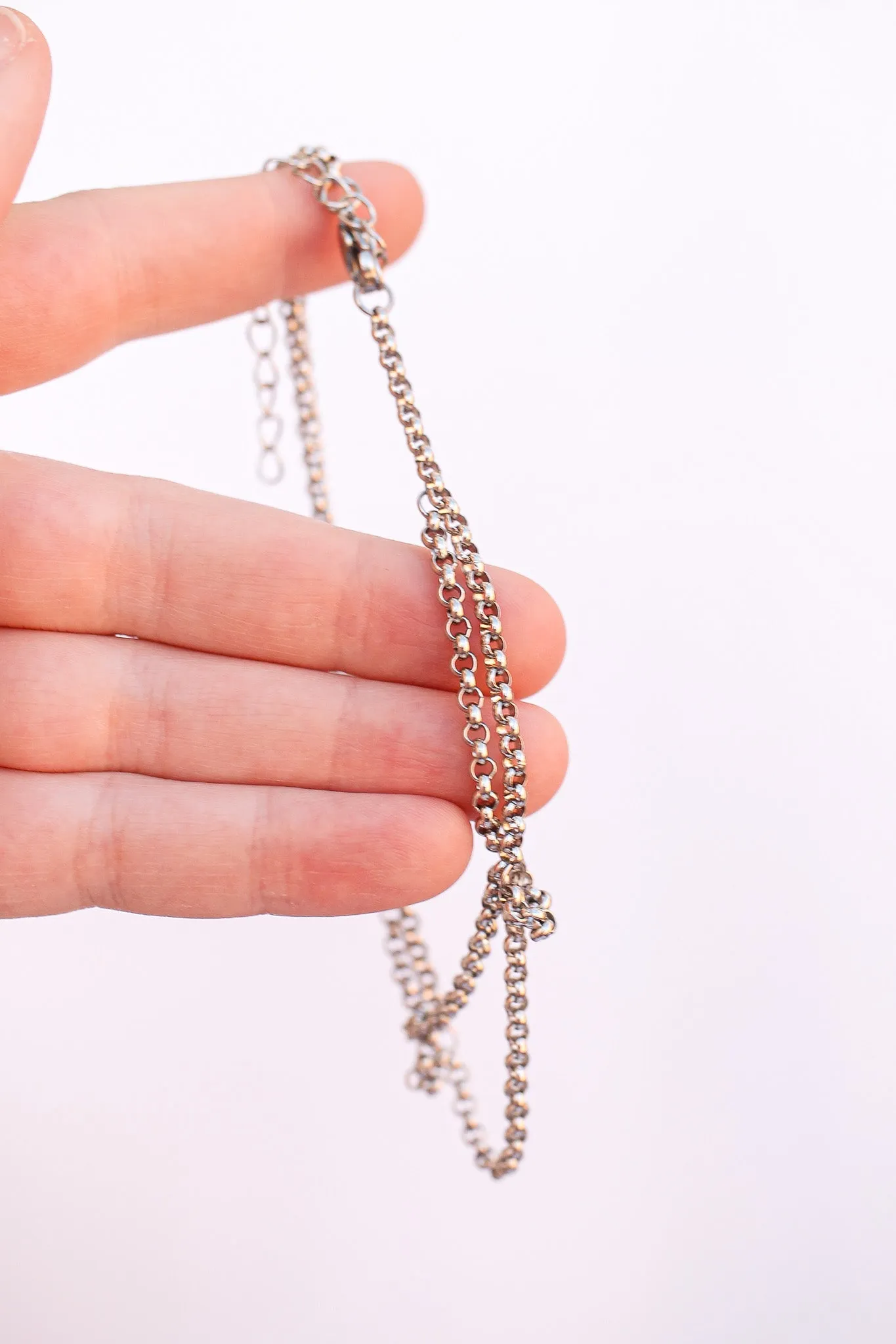 Freya Anklet in Silver