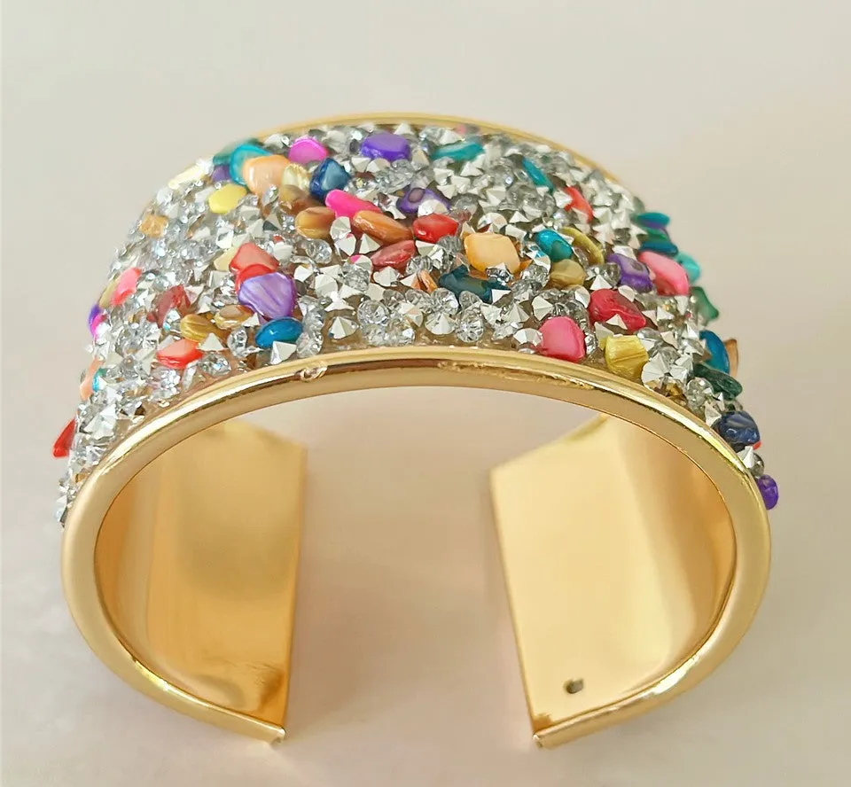 Fun statement cuff bracelet -