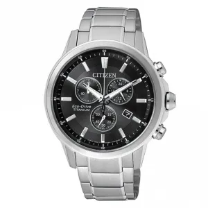 Gents Eco-Drive Titanium WR100 Watch AT2341-88E