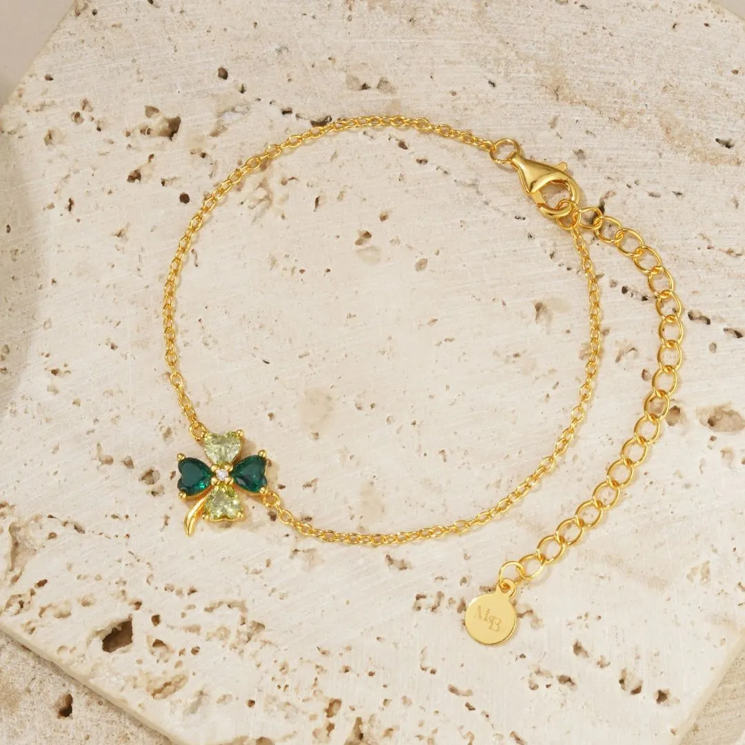 Golden Clover Bracelet