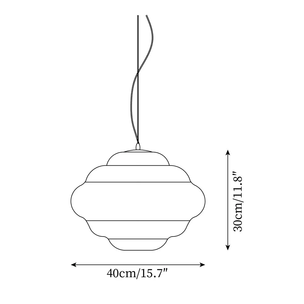 Gradient Cloud Pendant Lamp
