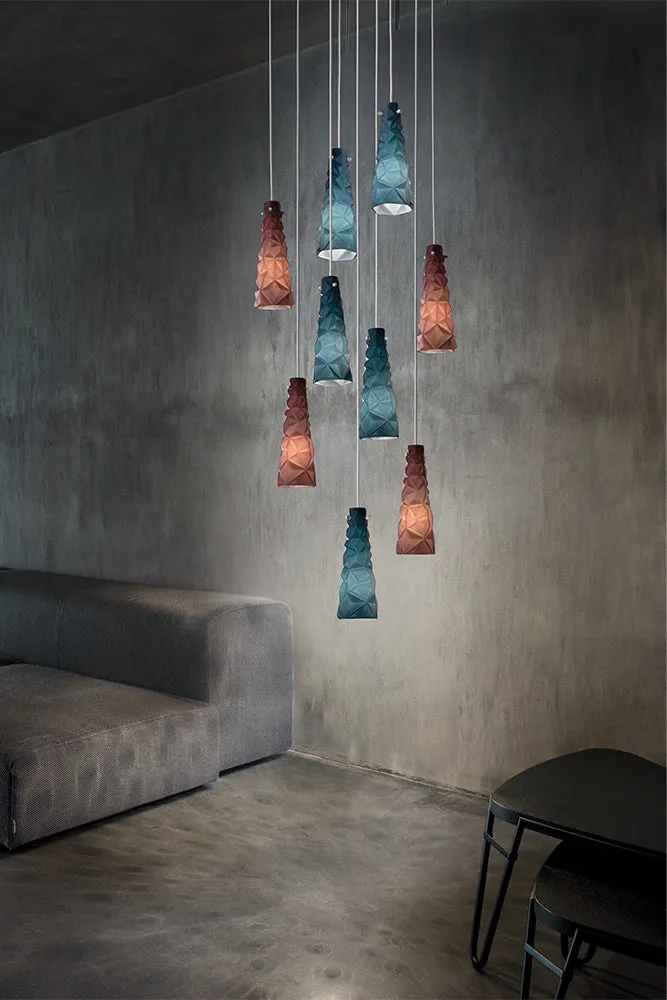 Handmade Three-Dimensional Small Modern Ceiling Pendant Lamp With Murano Glass