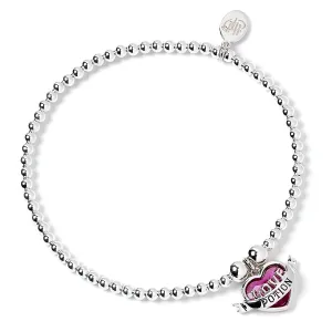 Harry Potter Sterling Silver Ball Bead Love Potion Charm Silver Bracelet HPSB053