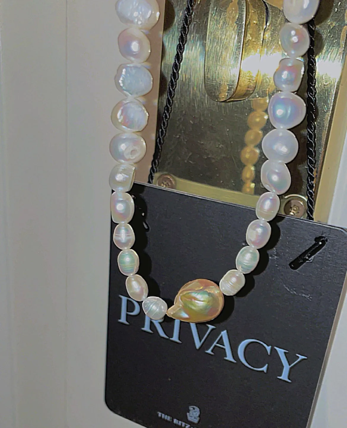Jumbo Pearl Drops Necklace