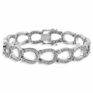 KELLY HERD HORSESHOE BRACELET - STERLING SILVER