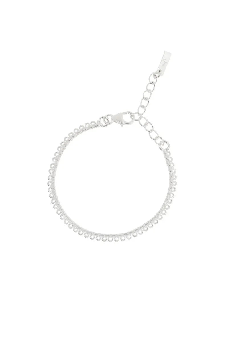 Lace Chain Anket - Silver