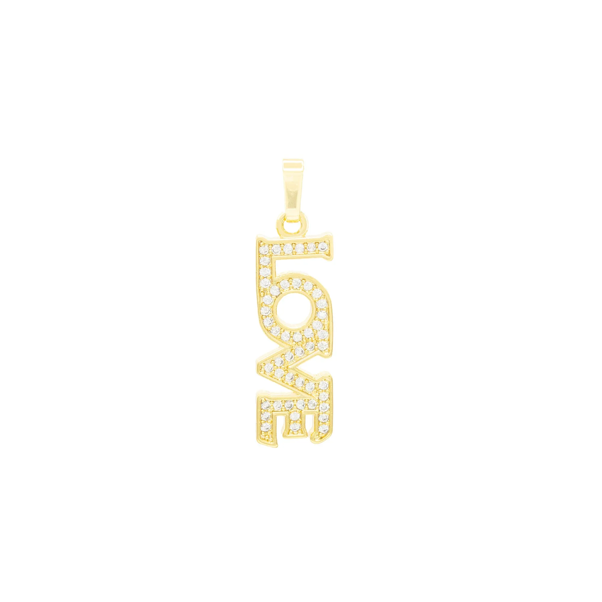 Love CZ Pendant 14K Anklet Bracelet Gold Filled Cubic Zirconia Charm Rope Foot Set 10" WomenJewelry
