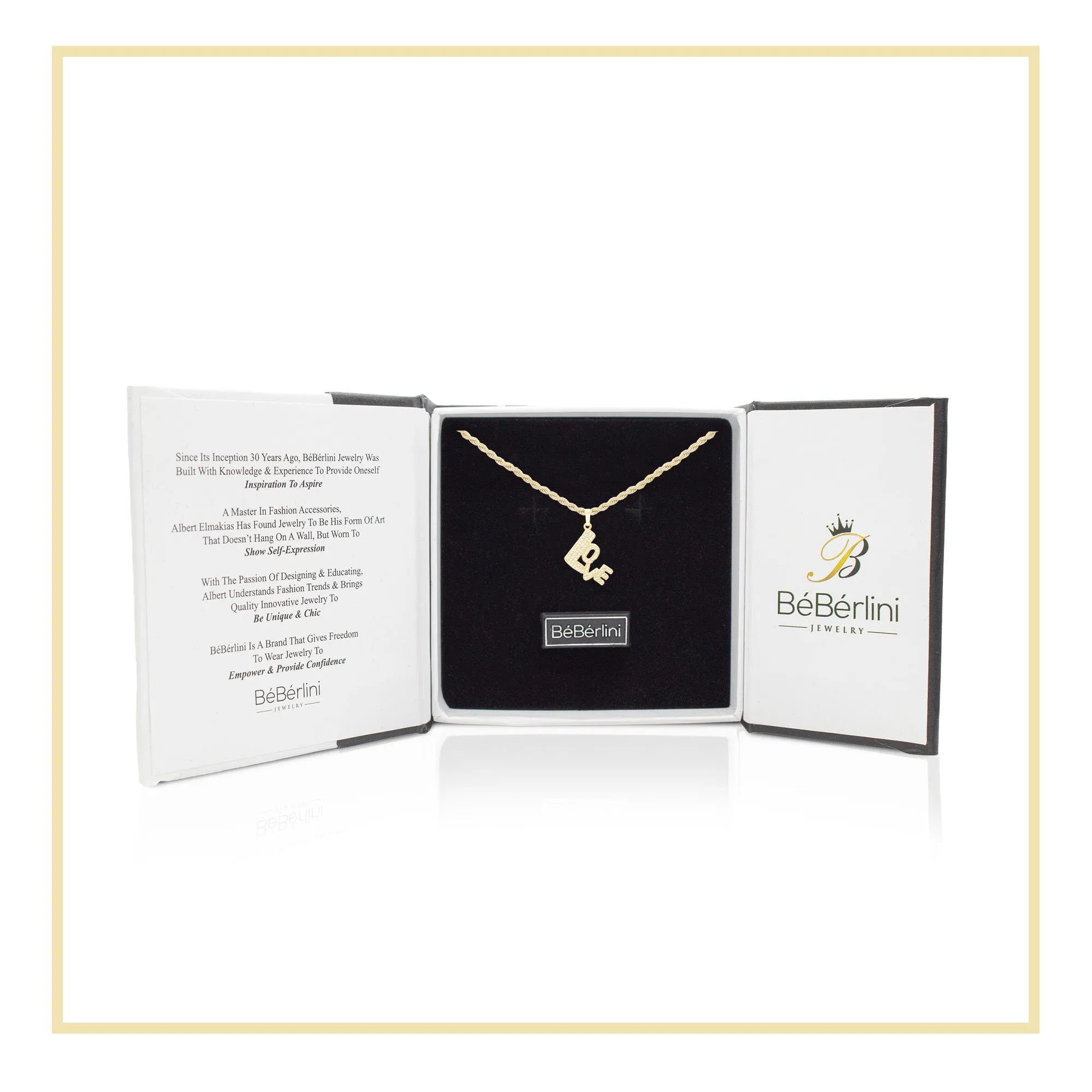 Love CZ Pendant 14K Anklet Bracelet Gold Filled Cubic Zirconia Charm Rope Foot Set 10" WomenJewelry