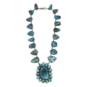 Modern Abstract Squash Blossom Necklace by FEDERICO JIMENEZ