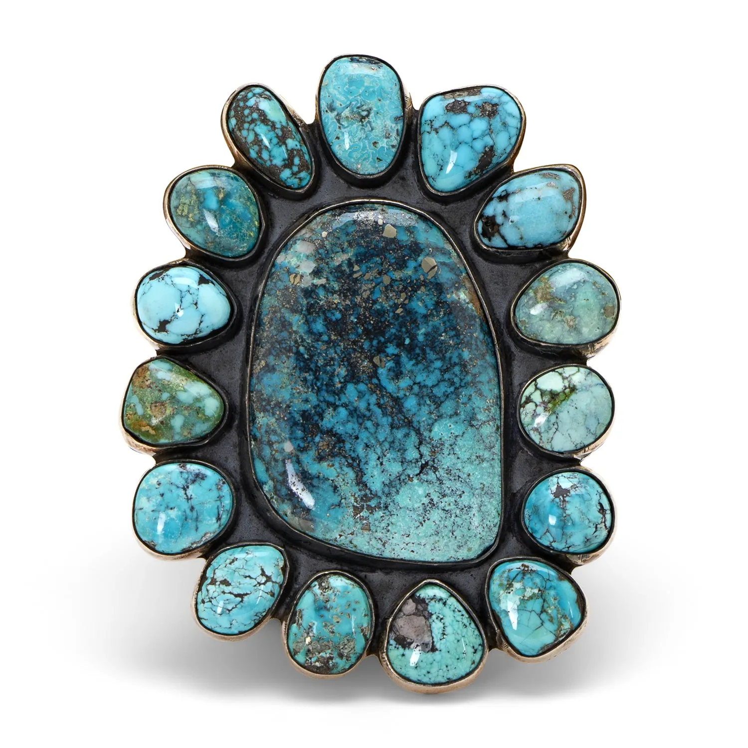 Modern Abstract Squash Blossom Necklace by FEDERICO JIMENEZ