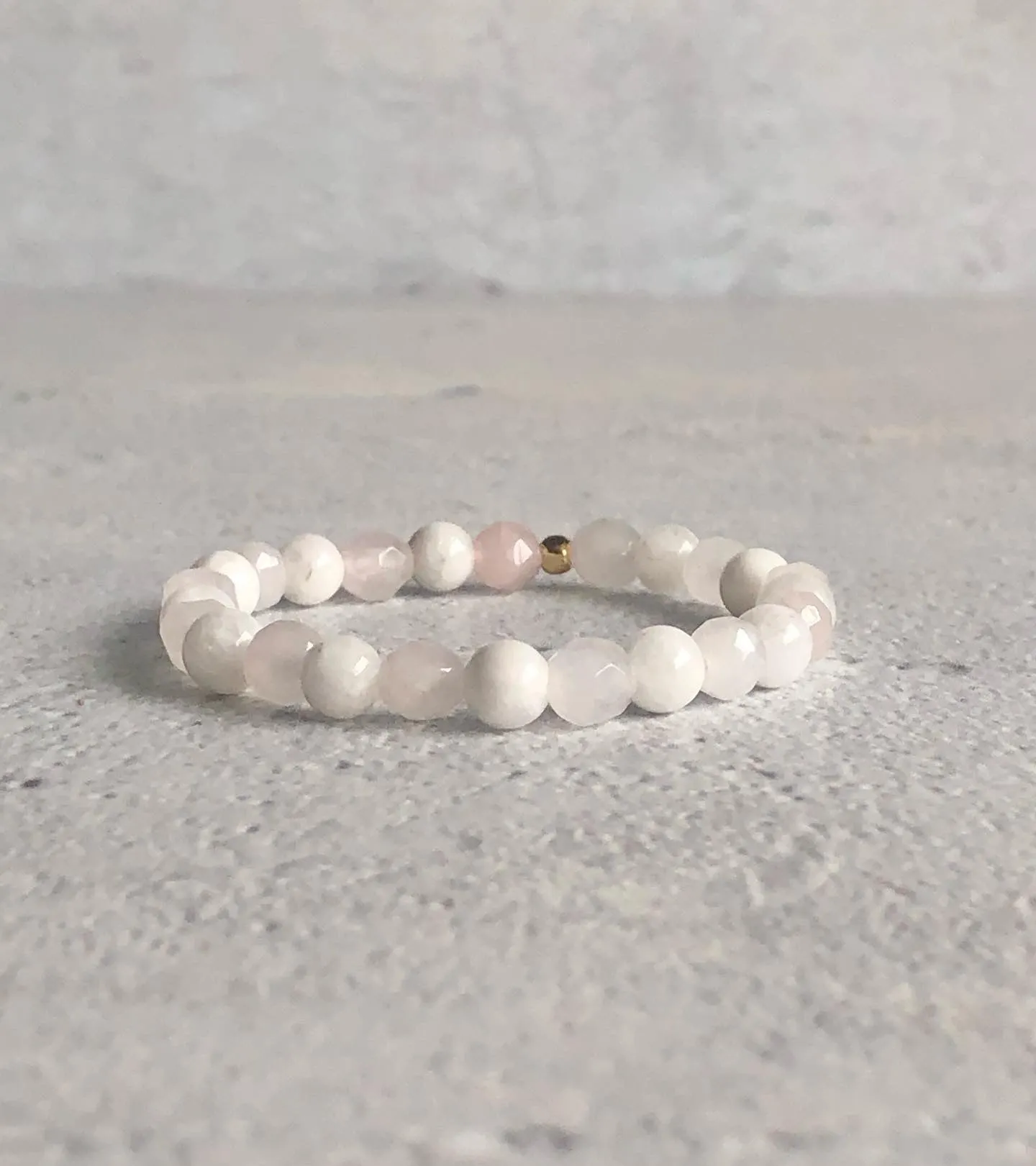 Moonstone & Rose Quartz Bracelet