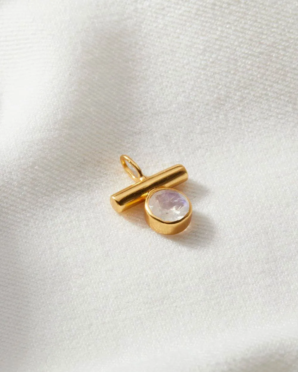 Moonstone June Birthstone Charm