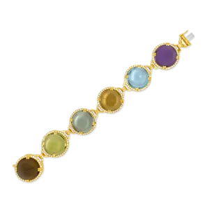 Multi-gemstone & Diamond Bracelet